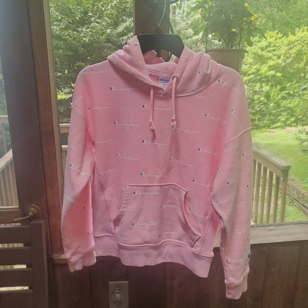 Pink Champion hoodie